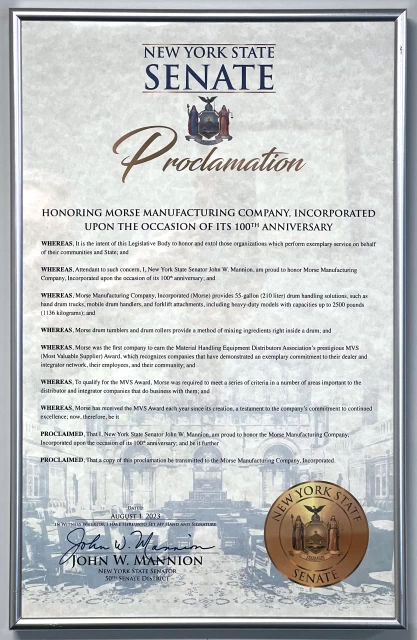 New York State Proclamation